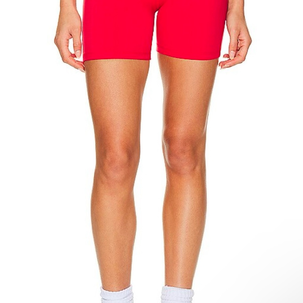 Vibrant Red Athletic Shorts